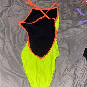 Speedo drag onesie